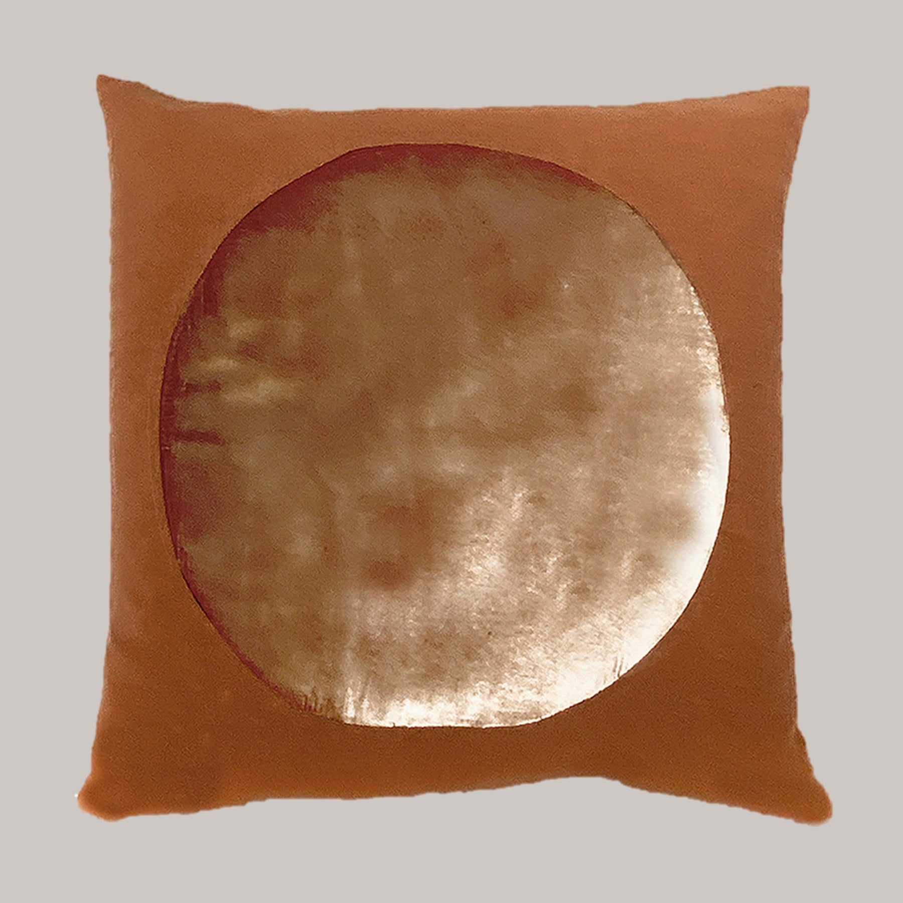 Silk Velvet Circle Pillow