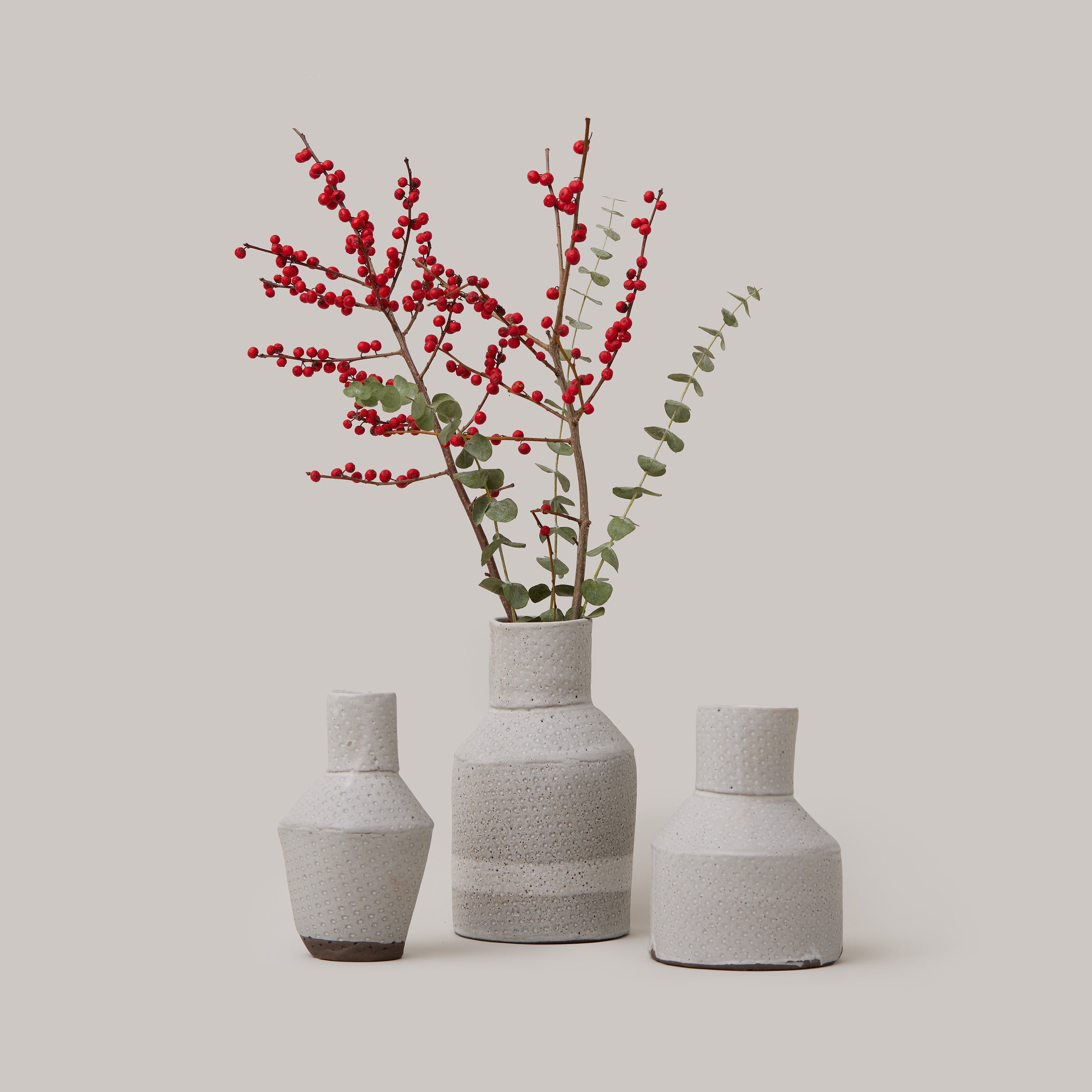 Slab Built Dots Vase