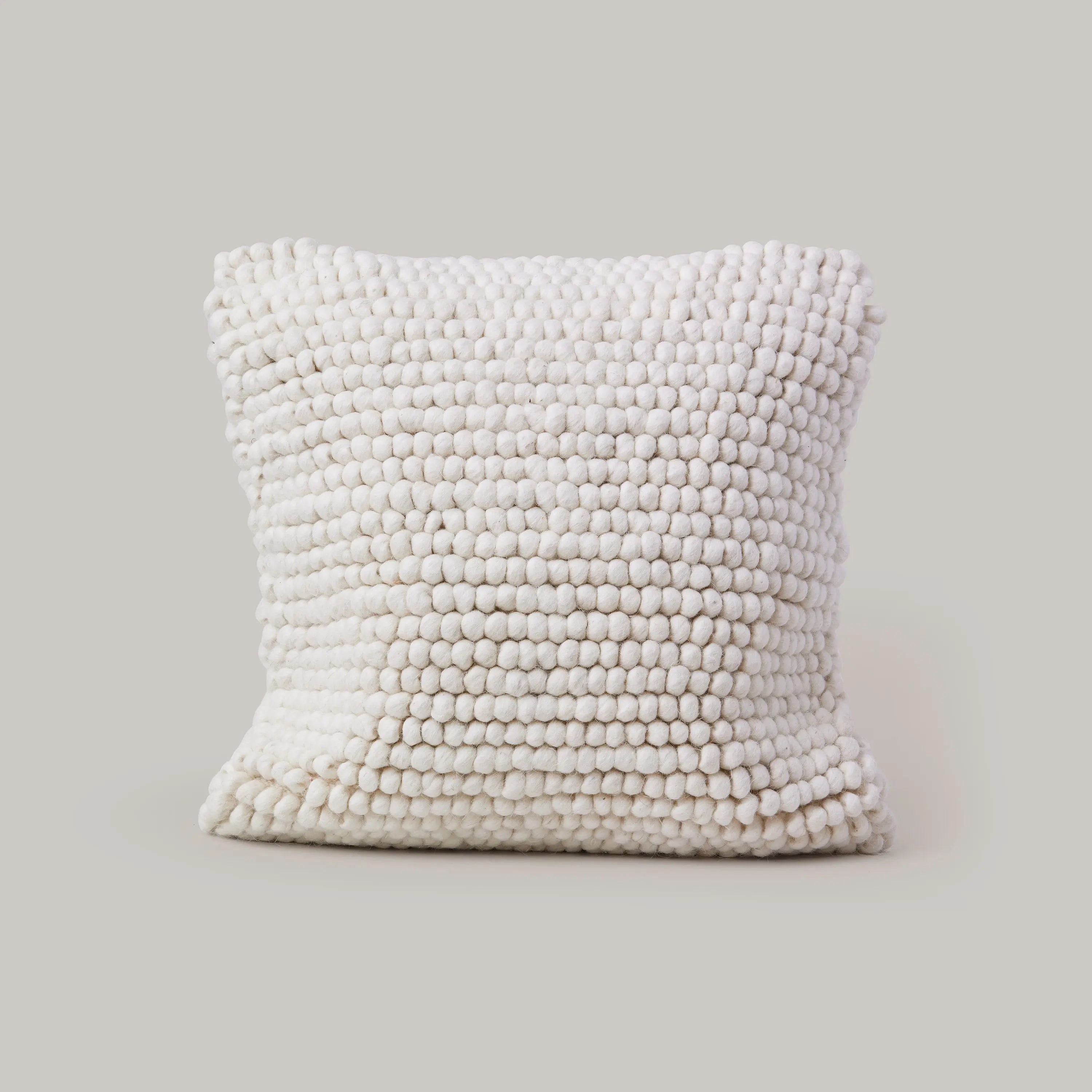 White Wool Cushion